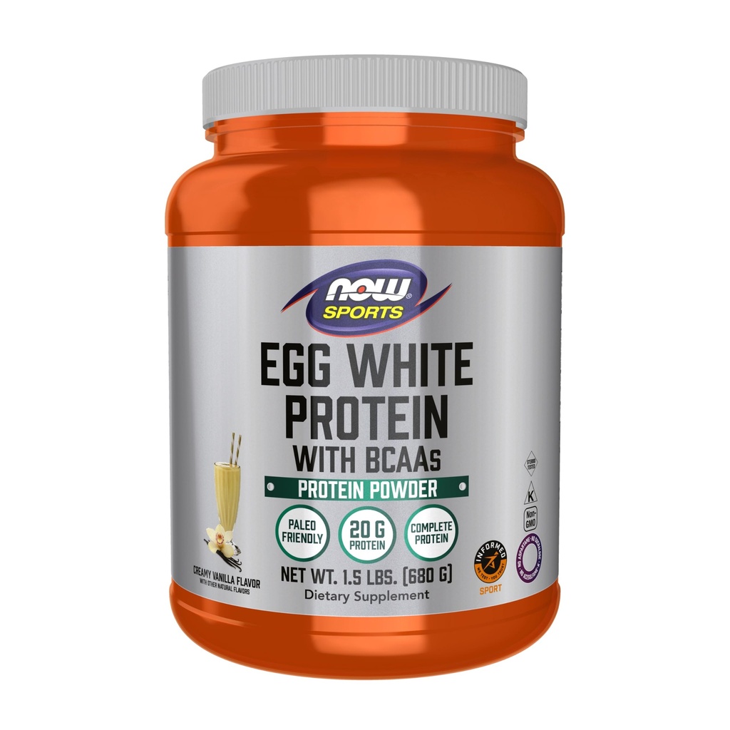 JETZT Sporternährung, Eiweißprotein, 20 G Mit BCAAs, Creamy Vanilla Powder, 1,5-Pound