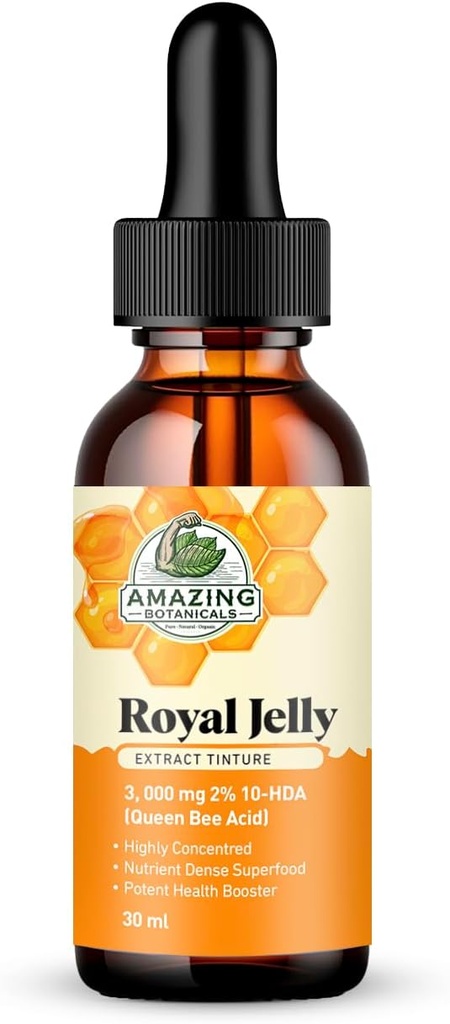 Erstaunliche Botanicals Royal Jelly Extract Tincture 3.000 mg