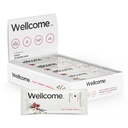Wellcome Tart Cherry Vanilla Marine Collagen Protein Bar mit Ashwagandha und L-Theanine - Adaptogenic Snack Bar - Dairy Free Health Bar für Functional Active Lifestyle (Pack von 12)