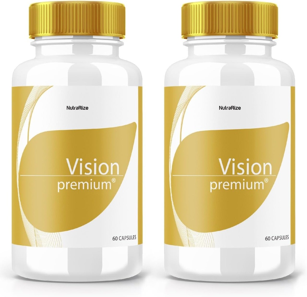 (2 Pack) Vision Premium, Premium Eye Support Supplement, Vision Premium zur Verbesserung von Konzentration und Fokus, Vision Premium All-Natural Pills für gesunde Augen, VisionPremium Bewertungen (120 Kapseln)