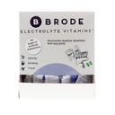 Brode Elektrolyt Vitamin - Portable Zero-Sugar Elektrolyt Tabletten - für Sport, Nachtleben, Jet Lag, 5 Essential Electrolytes + 9 Vitamine 100-Packets