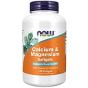 JETZT Nahrungsergänzungsmittel, Calcium & Magnesium mit Vitamin D-3 und Zink, unterstützt Knochengesundheit*, 120 Softgels