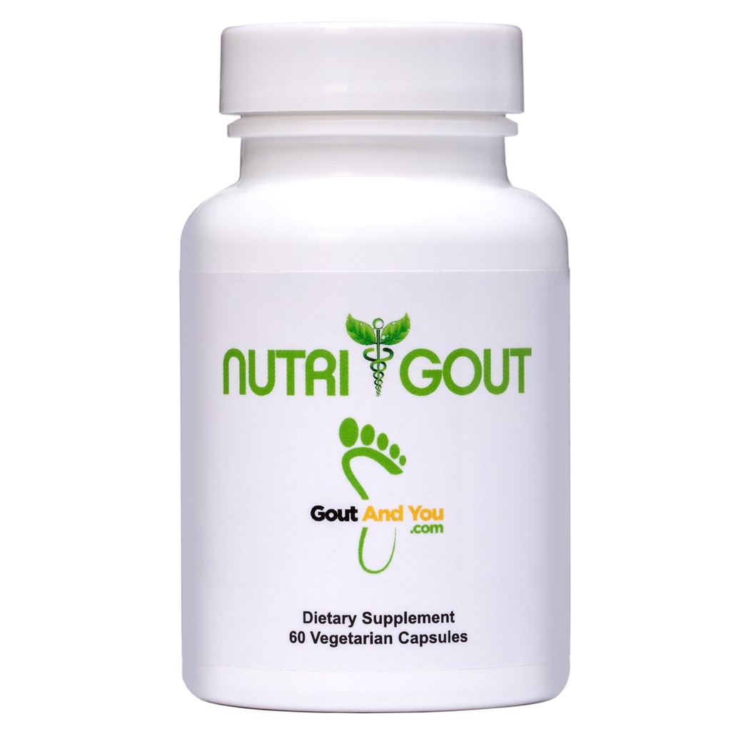 NutriGout Uric Acid Cleanse Supplement w/Turmeric, Celery Seed, Bromelain, Milk Thistle, Dandelion und Chanca Piedra, 60 vegetarische Kapseln von 500 mg Jede