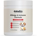 Allergy & Immun Support Kauen für Hunde – Powered by Astragalus Root & Flaxseed C3 – Fördert saisonale Allergy Relief, Gut & Digestive Health – Soft Chews