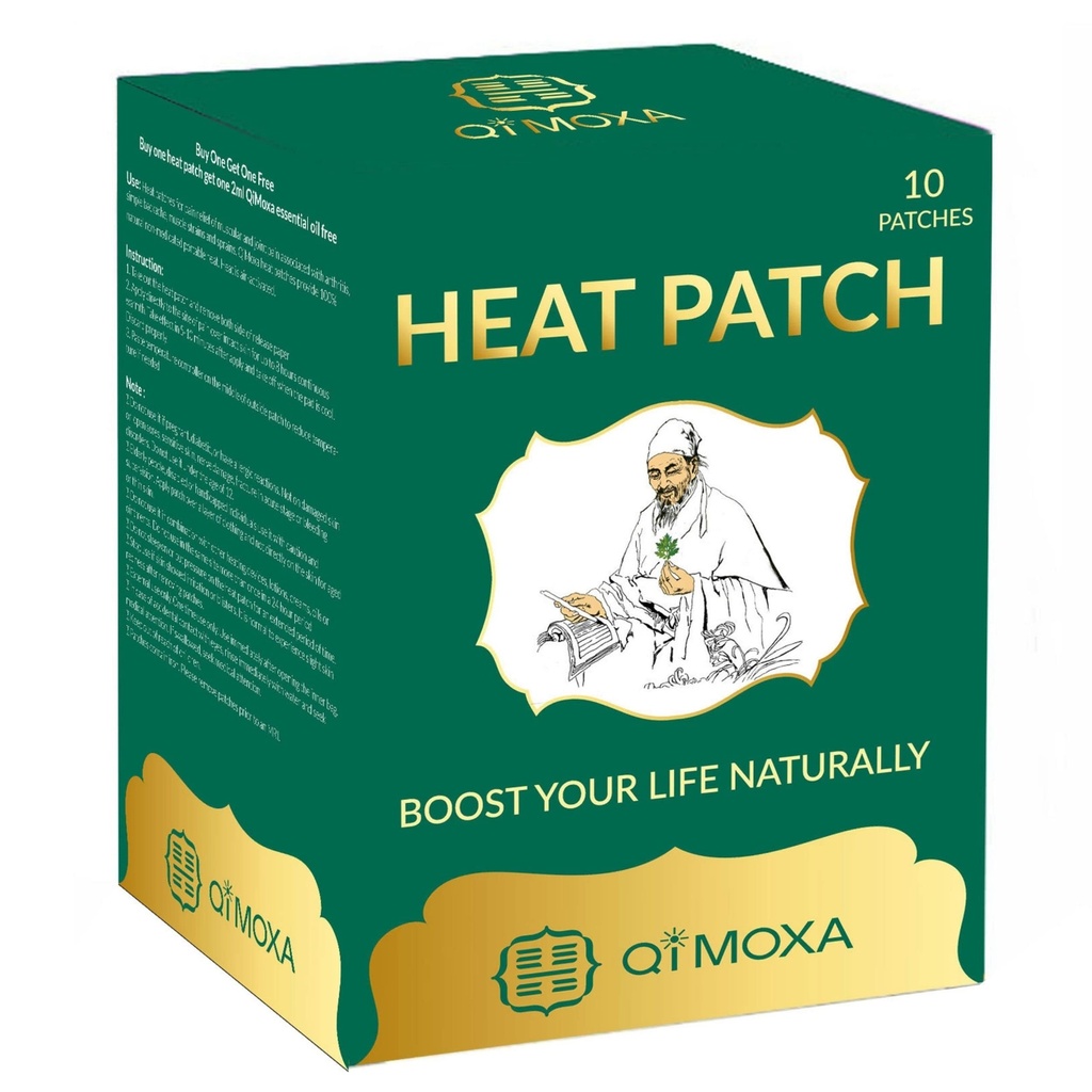 Natural Heat Patch-Neck, Schulter, Rücken, Ellbogen, Gelenk, Muskel, Cramps-Moxibustion Vitalenergie Heizkissen Penetrate Deep-Fast Acting Packs-Long Lasting Patches-10PCS