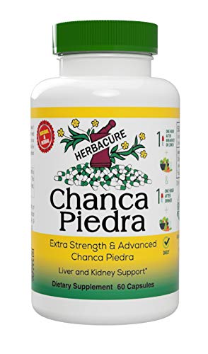 Chanca Piedra 500 mg 60 Capsules (Stonebreaker) - pour la santé du rein, de la pierre et de l'urine, supplément de pierre du rein
