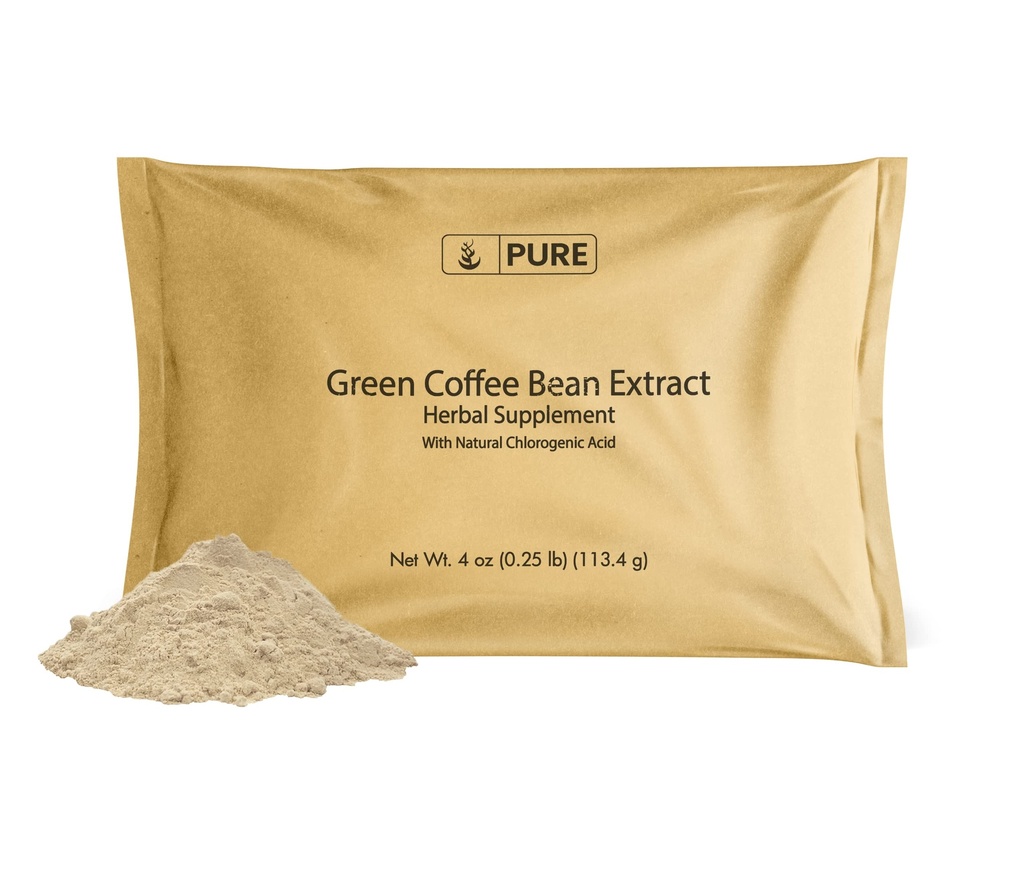 Extrait de fève de café vert (4oz) Extrait de café non grillé, sans gluten