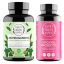 Happy Healthy Hippie Vaginal Probiotics für Frauen & Bio Ashwagandha