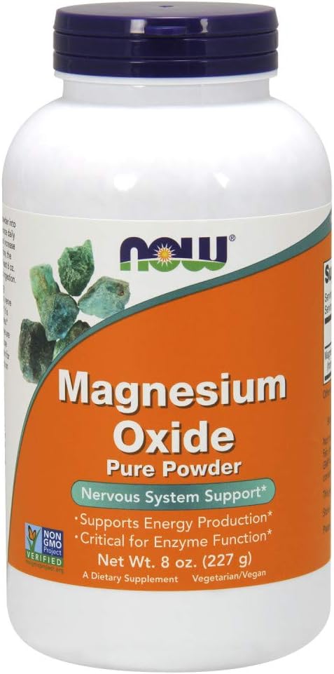 JETZT Magnesiumoxid Pulver, 8-Ounce (Pack von 2)