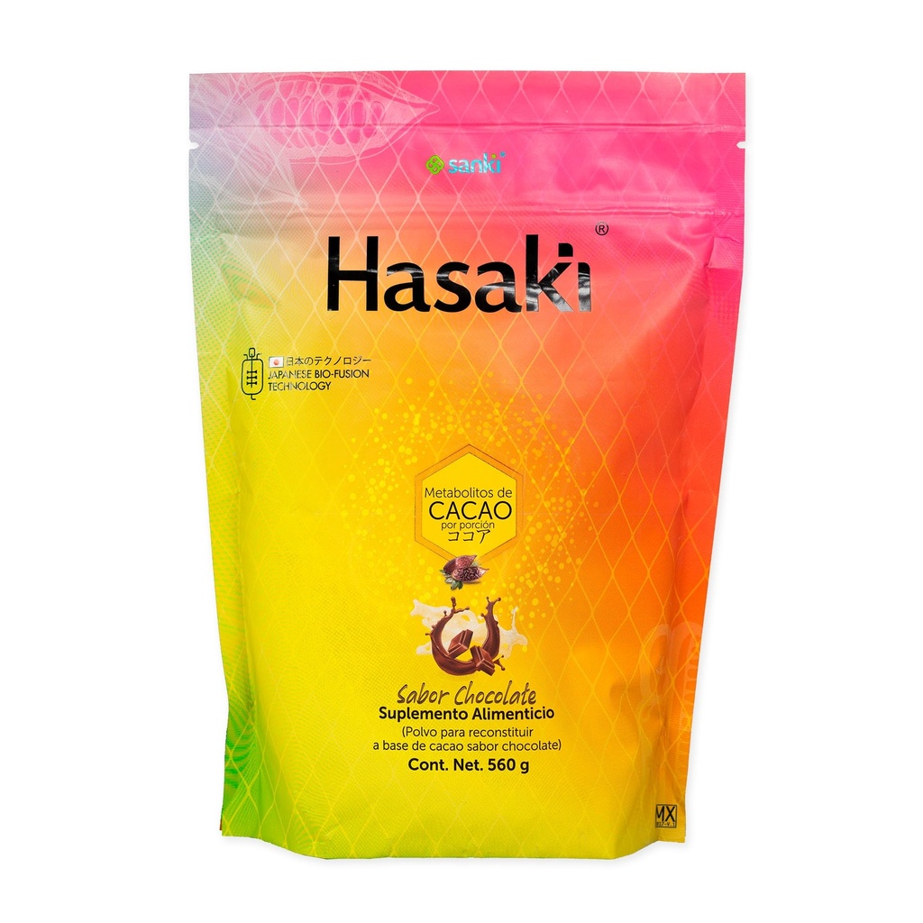 Global Chocolate Hasaki Nahrungsergänzungsmittel Pulver ist ein japanisches Ursprungsprodukt zum Schutz von Gut Gesundheit und Ernährung. Nettogewicht 20 Unzen (1,2 Pfund), 0,49 Unzen Protein pro Dosis