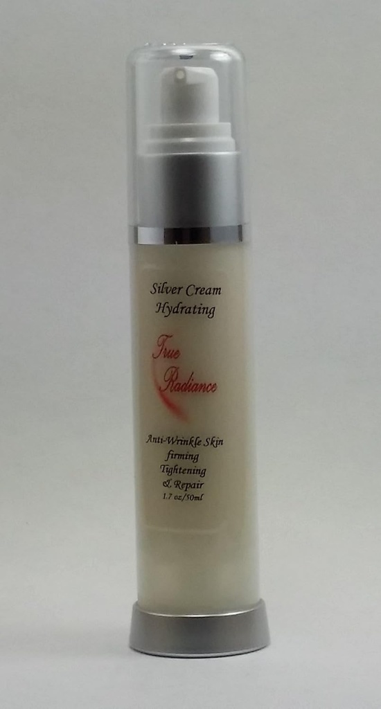 SILVER CREAM Marine Collagen Anti-Aging, Réduction des rides et super hydrator.DMAE, acide alpha lipoïque, Ceremide 3, acide hyaluronique PARABEN GRATUIT 1.7 oz / 50ml.