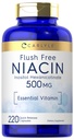 Carlyle Niacin Flush Free 500mg. 220 Capsules.