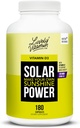 VITAMIN CO. Solar Power Vitamin D3 5000 iu - patentiertes Vitamin K - MK7 - Immunbilanz - Gehirnfunktion - Stimmung - Herz - Stress - 180 Zähler