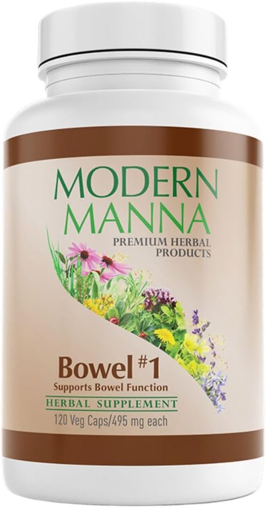 Bowel #1: Formule de soulagement de la constipation - Laxative à base de plantes naturelles - Douce, efficace, sans effets secondaires graves - Soulage la constipation, le gaz et le ballonnement - Vegan (approvisionnement de 60 jours, 120 capsules)
