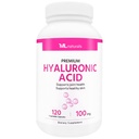 ML Naturals Premium Hyaluronsäure 100 mg 120 Vegetable Capsules, One a Day (4 Month Supply), Premium Quality, NSF-Certified & cGMP-Compliant.
