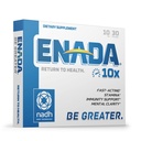 ENADA 10X NADH Supplement with Fast Acting Formula for Active Lifestyle | Natural Energy Booster Great for Jet Lag, Athletic Performance & Studying | Improves Stamina and Mental Clarity | 30 Lozenges