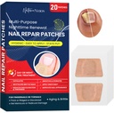Fongus multi-pourposes éponges, traitement des fonges à ongles pour les toénails, traitement des toénails incarnés, traitement des fonges à ongles d'orteils Force supplémentaire, traitement des fonges nocturnes