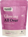Nuzest Protein Plus , Glissement Tout sur , Fraise , Soutien des cheveux, de la peau, des ongles et de la production de collagène sain , Vitamines et minéraux 8,8oz/ 250g (10 portions)