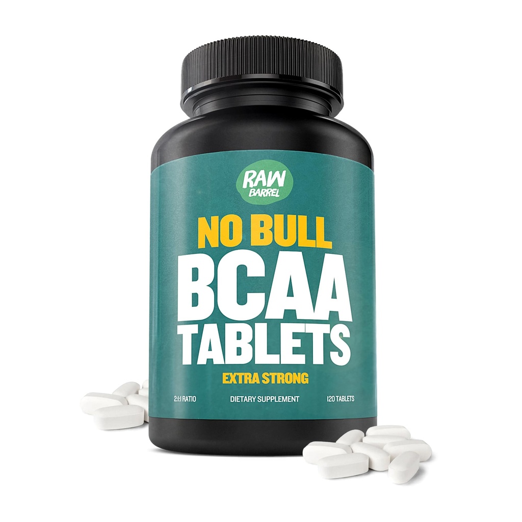 BCAA Tablets 1000 mg - verzweigte Kette Aminosäuren Ergänzung für Muskel-Recovery & Energy - Pre oder Post Workout BCAAs für Männer & Frauen - 120 Pillen - Natürlich, Rein, GMO Kostenlos