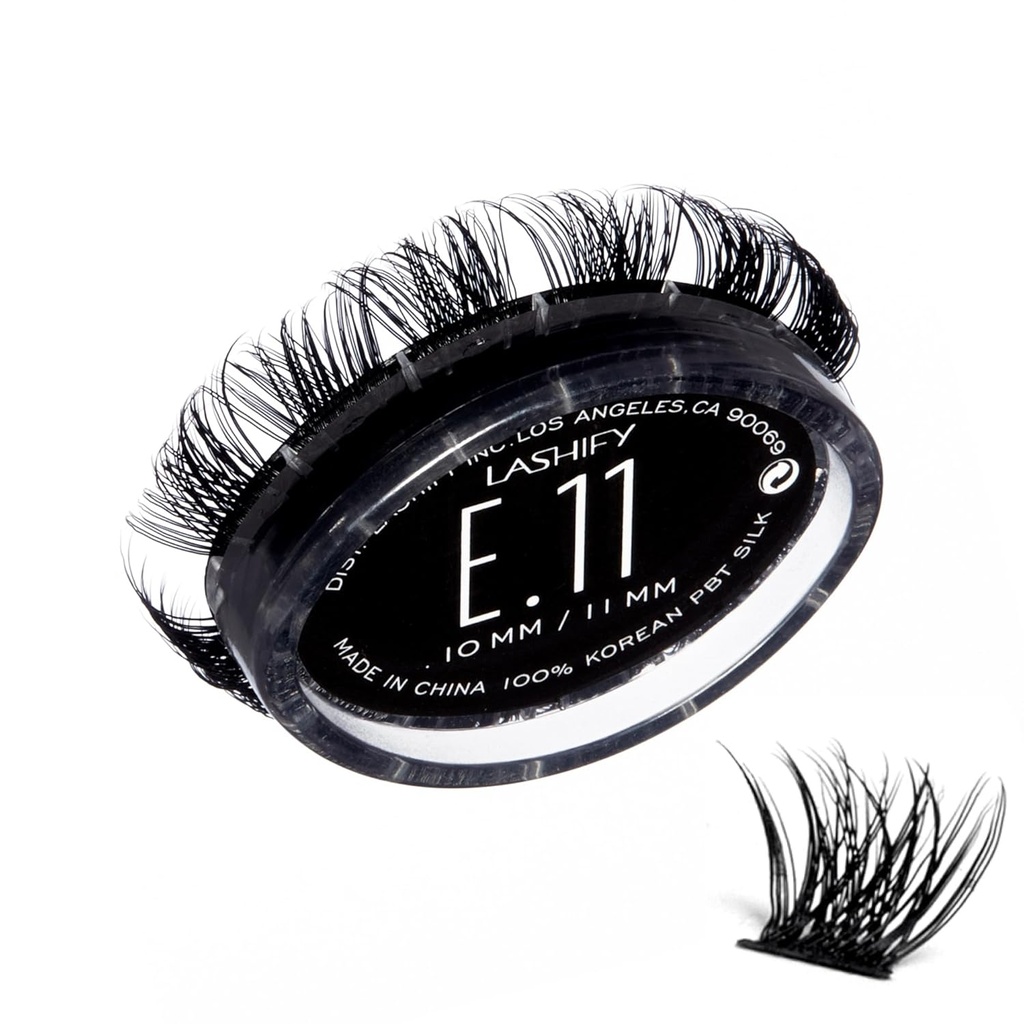 Lashify Extreme 11mm Gossamer DIY Extensions de cils Recharge, noir, facile faux cils pour ajouter un volume de Tremendous