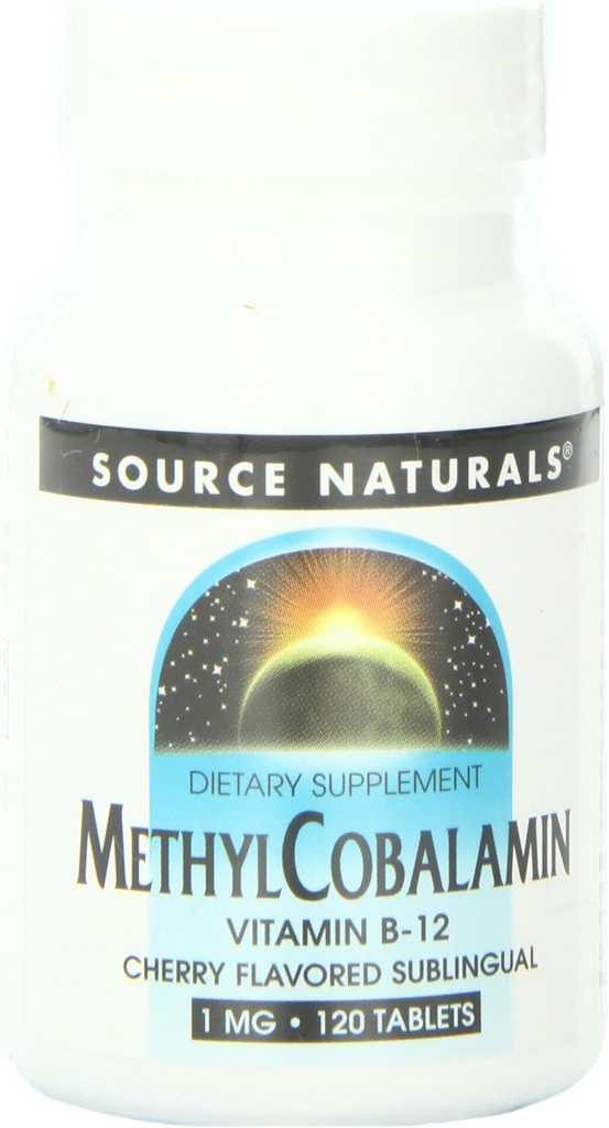 Quelle Naturals Methylcobalamin 1mg Vitamin B-12 Natural Cherry Flavored - 120 Lozenges (Pack von 2)