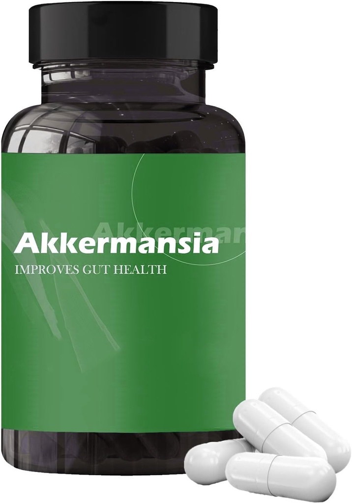 Akkermansia Probiotic - libération retardée, test de troisième partie, santé gut pour les hommes et les femmes