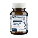 Metagenics Vitamin D3 + K - für artery Health, Immununterstützung, Knochen & Herzgesundheit* - Vitamin D mit MK-7 (Vitamin K2) - Non-GMO - Glutenfrei - 60 Softgels - 5.000 IU