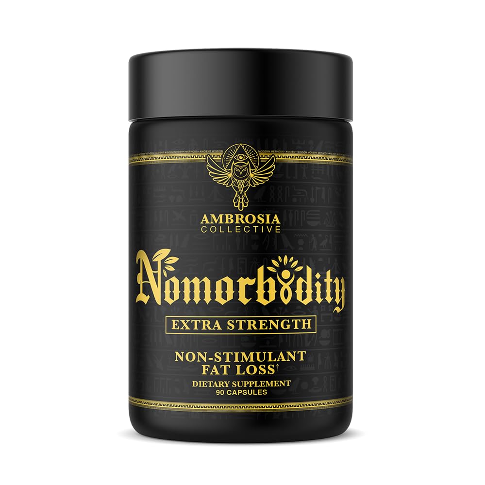 Ambrosia Nomorbidity Advanced Appetit Control & Hunger Management Formel | Appetit Suppressant & Mood Unterstützung mit KSM-66 Ashwagandha, Garcitrin und Thinogen