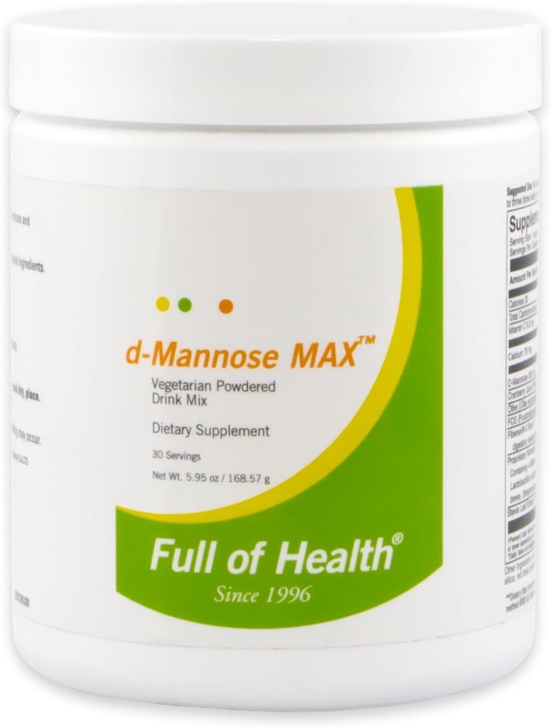 d-Mannose MAX [30 Servierungen] – Vegetarische Pulvergetränkemischung | Complex Urinary Bladder Support | Nahrungsergänzungsmittel | Qualität Nicht-GMO Zutaten