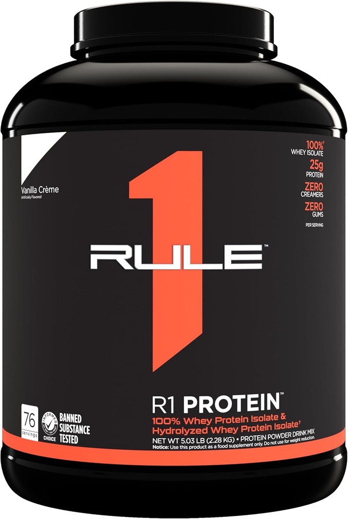 R1 Protéines,76 portions, crème de vanille
