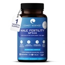Suppléments de fertilité masculins MFSg6 - CoQ10, Ashwaganda, PQQ - Supplément de fertilité du sperme et du compte pour la santé - Comprend les vitamines prénatales et PQQ - 90 capsules