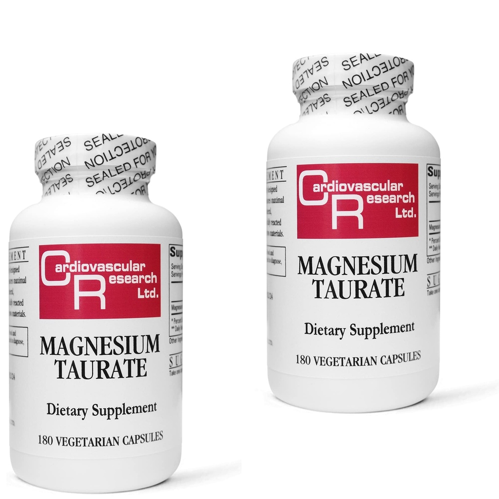 Herz-Kreislauf-Forschung EFM-MGT180X2 180 Kapseln, Magnesium Taurate (Pack von 2)