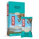 CLIF BARS - Energy Bars - Coole Mint Schokolade - Mit Koffein - Hergestellt mit Bio Hafer - Pflanzenbasierte Lebensmittel - Vegetarisch - Kosher (2.4 Ounce Protein Bars, 12 Count) Verpackung Mai Vary