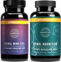 Primal Harvest Mind Fuel & Magnésium Glycinat Suppléments pour les femmes et les hommes Magnésium et Mind Fuel Brain Booster Pills Bundle