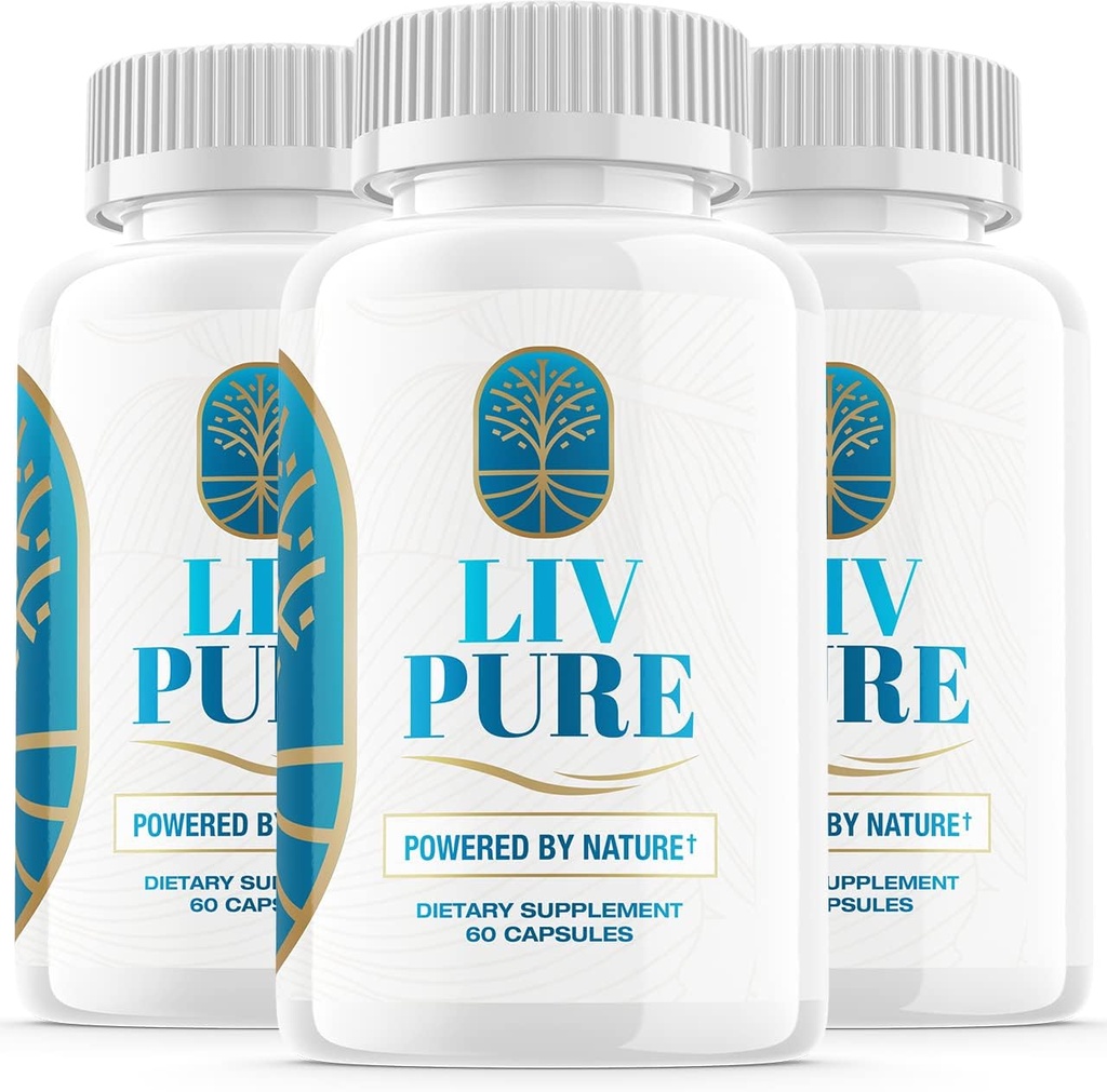 (3 Pack) Liv Pure Powered by Nature Advanced Formula Liver Live Pure Perification Function Supplement (180 Kapseln)
