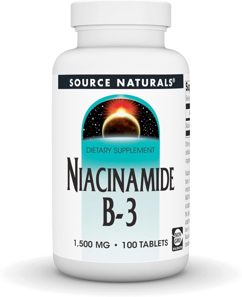 Quelle Naturals Niacinamid B-3-1500 mg, 100 Tabletten