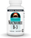 Source Naturals Niacinamide B-3-1500 mg, 100 comprimés