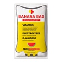 Banana Tasche Oral Lösungspakete – Gesalzene Wassermelone 15pk | Eine erfrischende Mischung aus Elektrolyten, Vitamin C und B-Komplex für Hydration und Energie. Günstig, einfach zu Mix und perfekt für den täglichen Gebrauch.