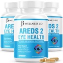JB Wellness AREDS 2 Eye Vitamin & Mineral Supplement, Enthält Lutein, Vitamin C, Zeaxanthin, Zink & Vitamin Enhance Vision Supplement - 180 Count