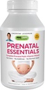 ANDREW LESSMAN Prenatal Essentials 180 Kapseln - Komplette pränatale Vitamine für Frauen, keine Additive Prenatal Multivitamin, Nährstoffe für Frauen Prenatal, Postnatal-Methylfolat Prenatal mit Eisen