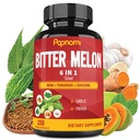 Organic Bitter Melon Extract Kapseln - Kombiniert Neem, Fenugreek, Curcumin, Knoblauch & Papaya - 150 Count für 5 Monate - Unterstützt Körper, Verdauung, Haut, Immune & Gesamt Wellness