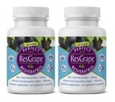 Perfekte Ergänzungen – Perfect ResGrape Resveratrol – 60 Kapseln – Trans-Resveratrol & Organic Muscadine Grapes - 2 Pack