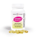 GeriCare High-Potency Vitamin E Kapseln – 400 IU für Haut und Immununterstützung, 180mg | 100 Count | Bio Vitamin E für Frauen und Männer