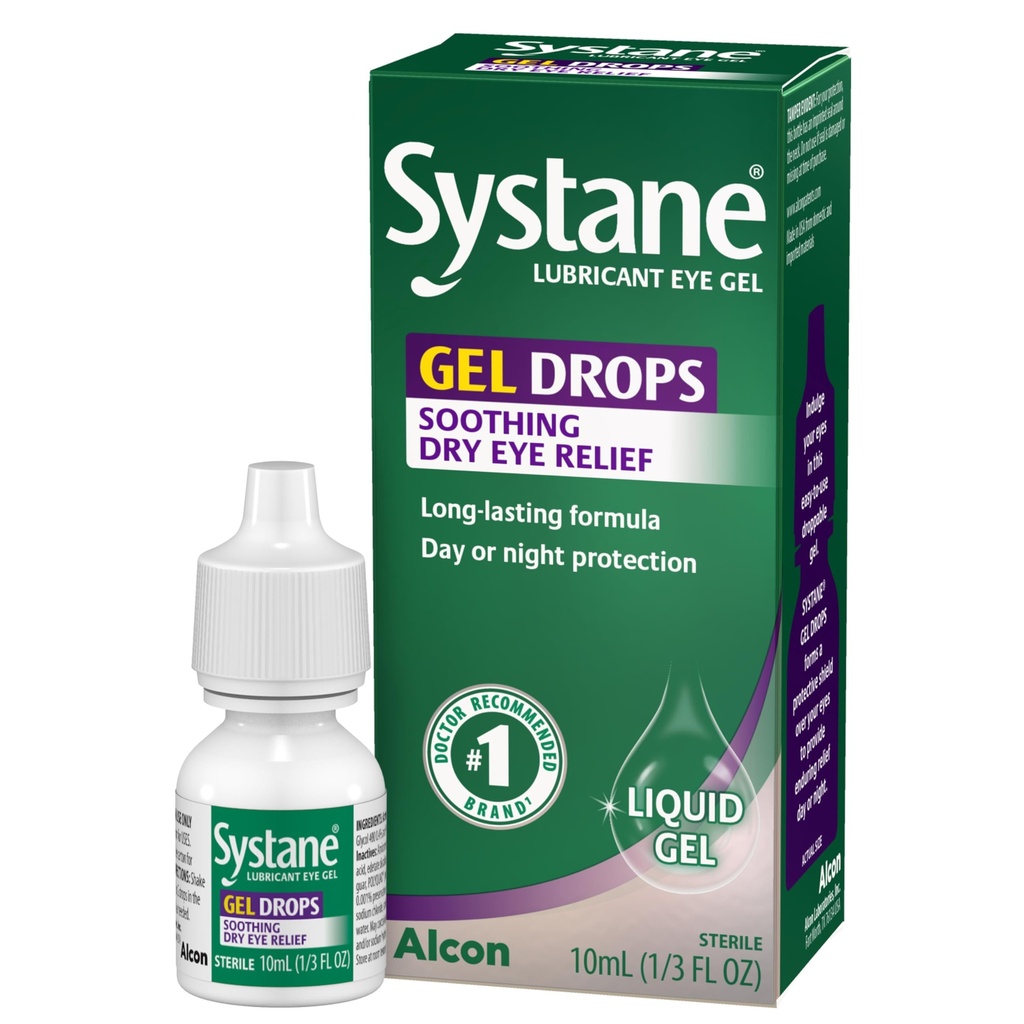 Systane Lubricant Eye Gel Tropfen, 10-mL (Packaging May Vary)