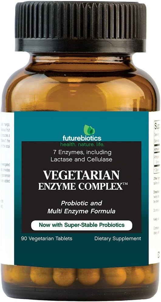 Futurebiotiques Complexe enzymatique végétarien, 90 comprimés