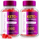 NutraRize (Pack of 2 Proton Keto+ ACV Gummies Advanced Weight Health 1000 MG, Supplément de force maximale, Proton Keto Gummy, Gomitas Reviews (120 Gummies)