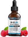 B12 Plus Flüssiges Vitamin B Complex Supplement - B Complex Vitamin Supplement - 2 Monate Versorgung - Energy Support Supplement - Vegan - Non-GMO - Glutenfrei - 2 Fl Oz