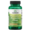 Swanson Prebiotic + Probiotic Fiber - Natürliche Ergänzung Förderung des Verdauungssystems und Immun-Gesundheitsunterstützung - Aids Regularity & GI Tract Health - (60 Kapseln, 500 Millionen CFU Jeder)