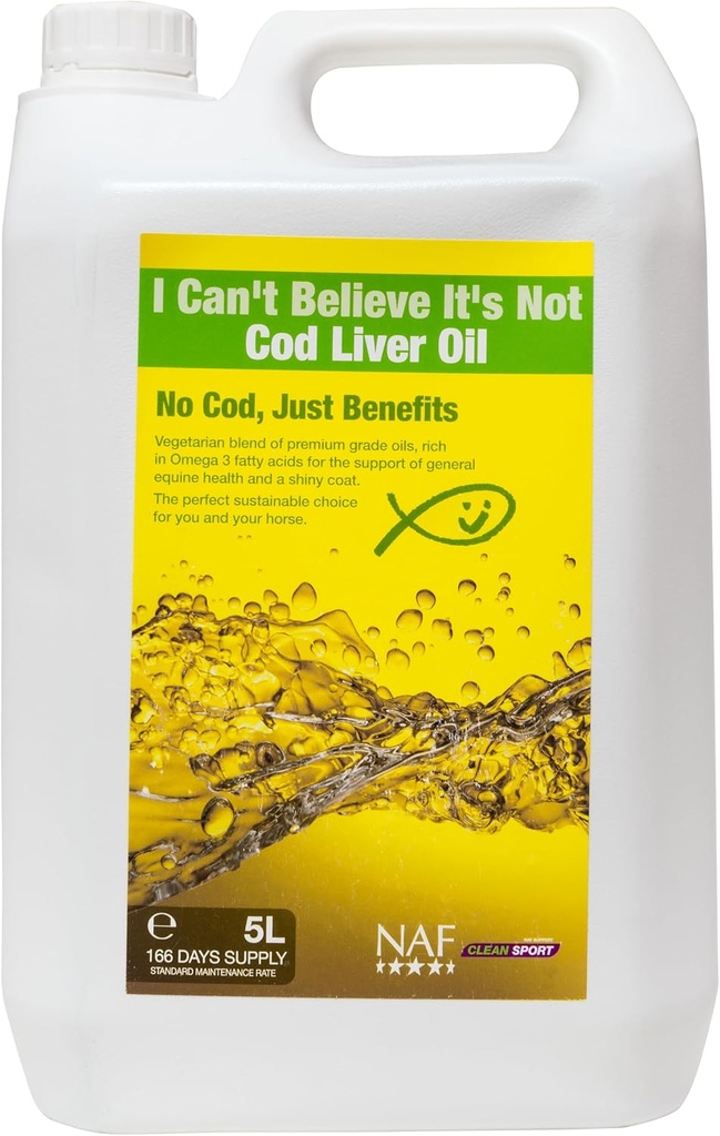 Ich kann nicht glauben, es ist nicht Cog Liver Öl, Pferde Futter Ergänzung, NAF, 5L