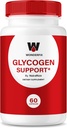 Wonderfix Glycogen Support Capsules - Officiel Wonderfix Glycogen pour maintenir des niveaux stables en santé, Glycogen Support Supplément diététique avancé de sang, Wonder Fix Formule Avis (60 Capsules)